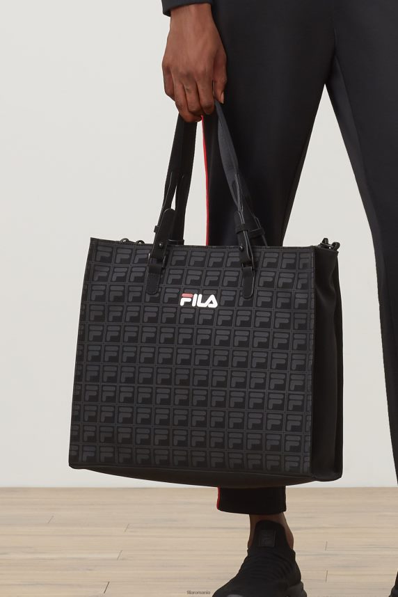geanta tote fila milano fila neagra LTP2R61070 negru FILA