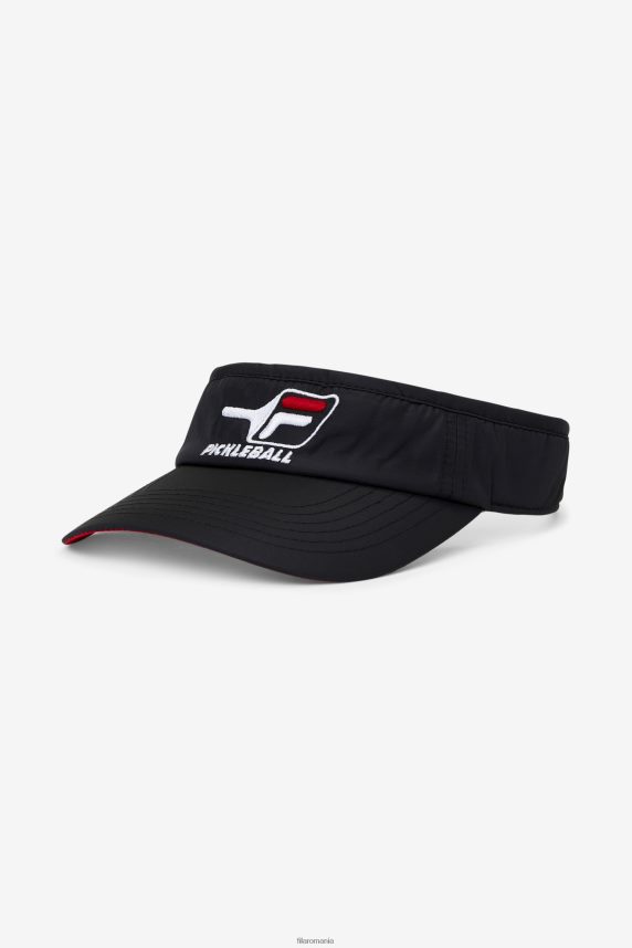 negru/rosu fila pickleball visor LTP2R61131 negru/rosu FILA