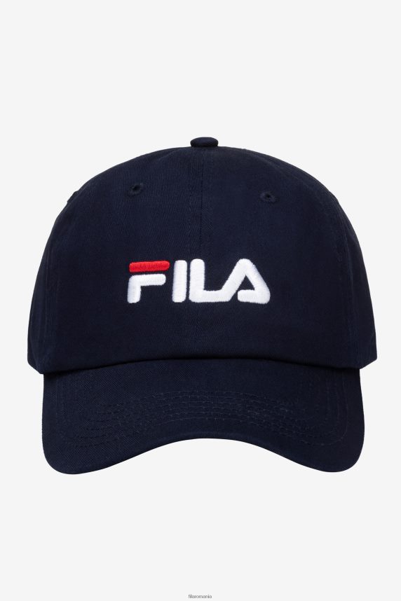 pălărie de baseball cu logo brodat fila bleumarin LTP2R6997 marina FILA