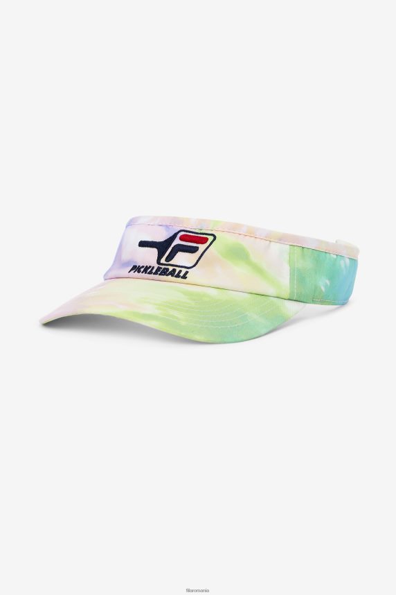 tie dye tie dye pickleball visor fila LTP2R61134 tie colorant FILA