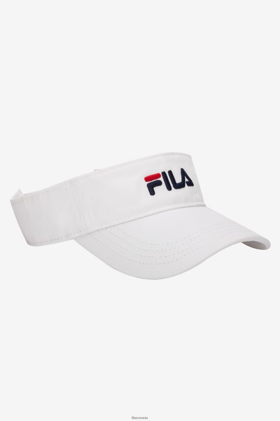 vizor fila alb brodat LTP2R61006 alb FILA