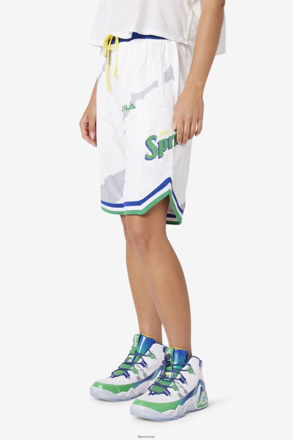 alb/albastru/jelly bean/golden grant hill x sprite short fila LTP2R6690 alb/albastru/jeleu/auriu FILA