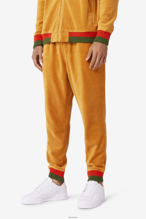 desert sun/poppy/douglas fir fila x paterson velur pant fila LTP2R6714 soare de deșert/mac/brad Douglas FILA