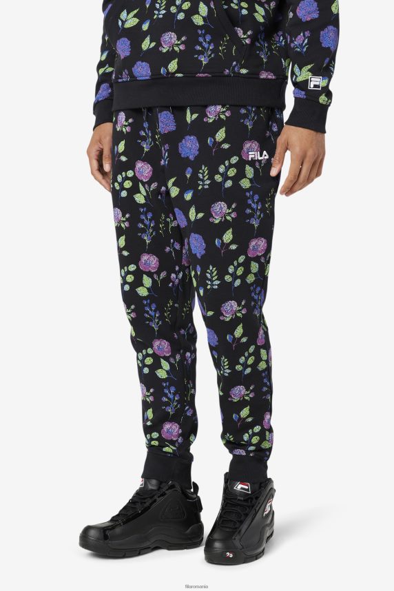 fila hemlock jogger negru/imprimat floral LTP2R6667 imprimeu negru/floral FILA