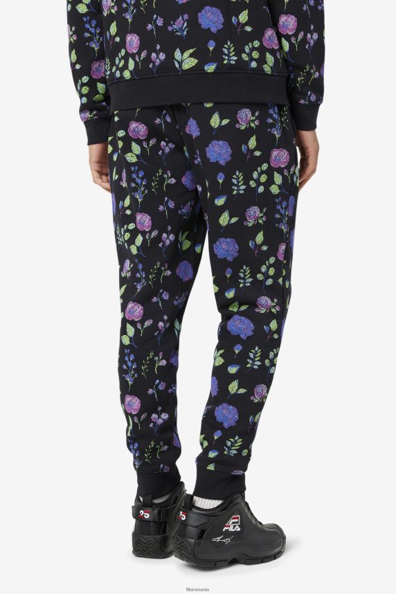 fila hemlock jogger negru/imprimat floral LTP2R6667 imprimeu negru/floral FILA