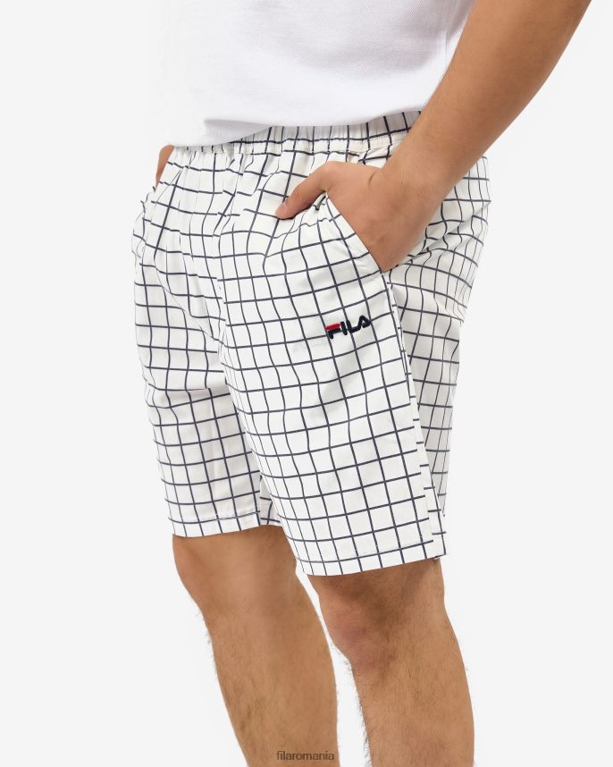 nikola short fila white LTP2R62672 alb FILA