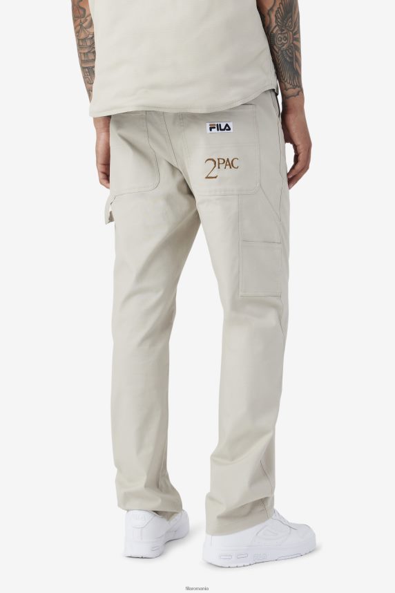 pantalon cargo fila 2pac porumbel/maro bronz LTP2R6715 porumbel/brun bronz FILA