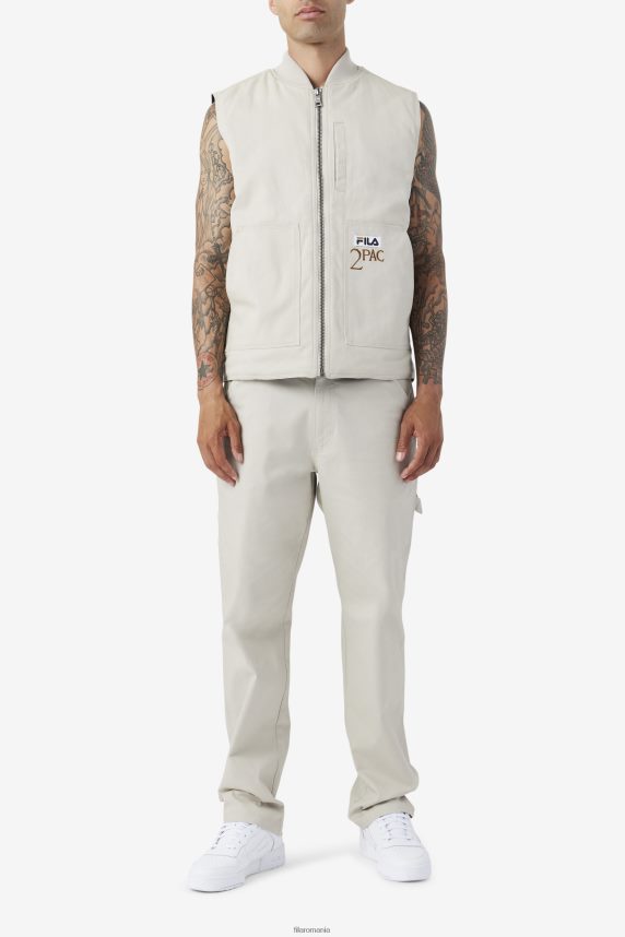 pantalon cargo fila 2pac porumbel/maro bronz LTP2R6715 porumbel/brun bronz FILA