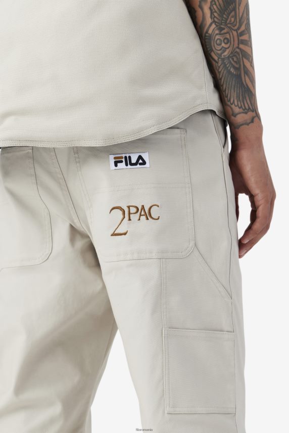 pantalon cargo fila 2pac porumbel/maro bronz LTP2R6715 porumbel/brun bronz FILA