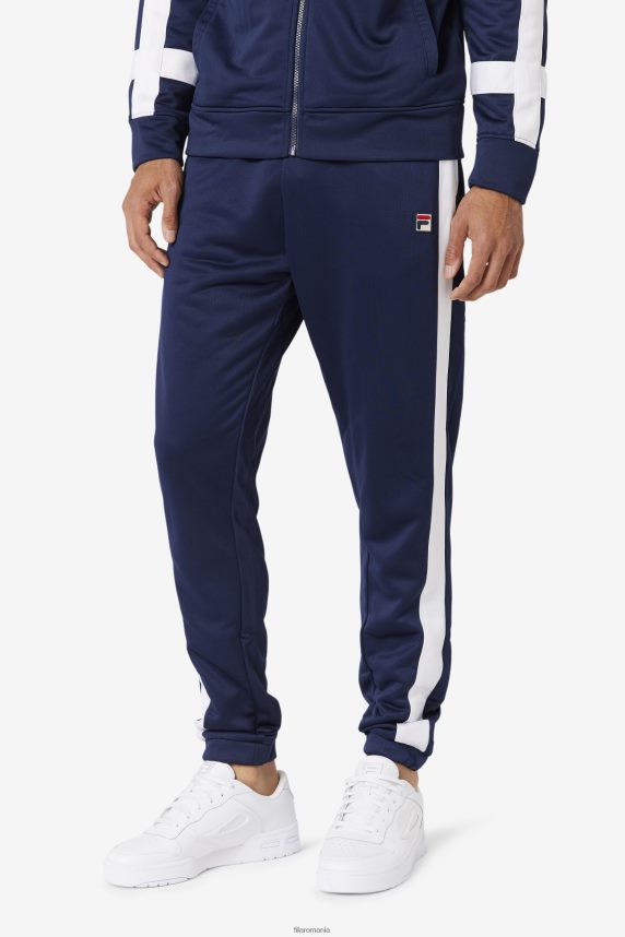 pantalon fila navy/alb renzo LTP2R6586 bleumarin/alb FILA