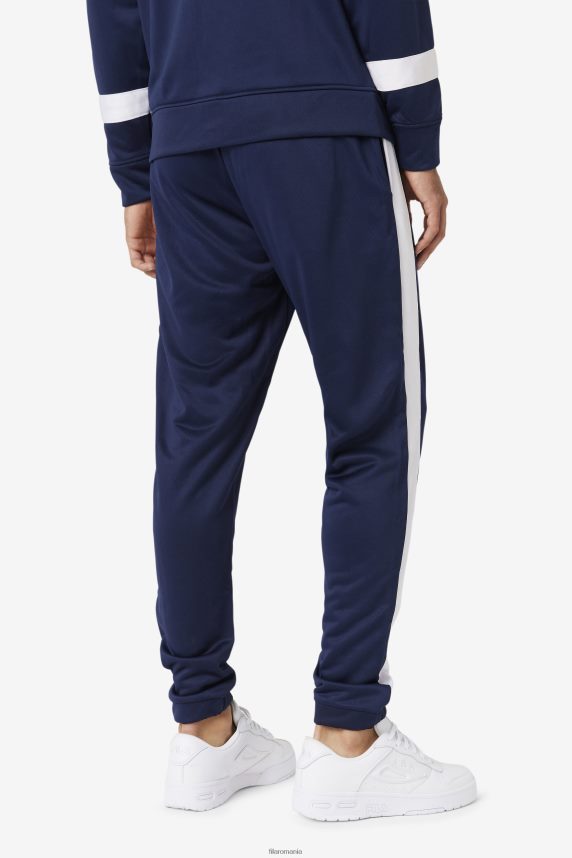 pantalon fila navy/alb renzo LTP2R6586 bleumarin/alb FILA