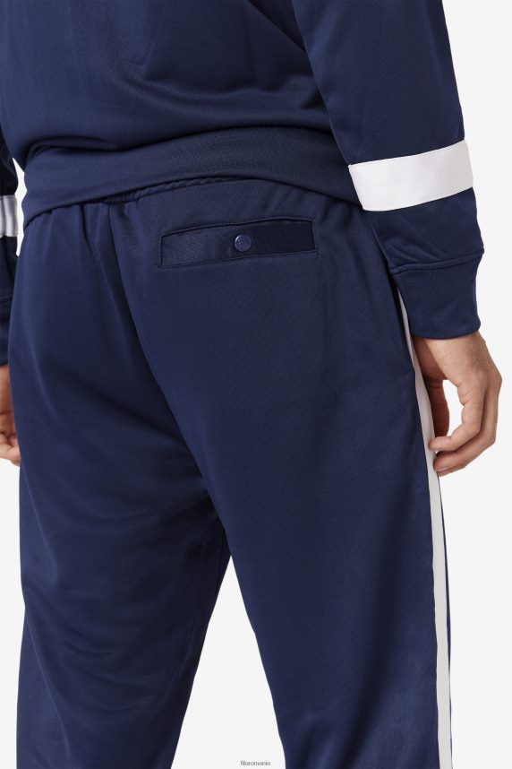 pantalon fila navy/alb renzo LTP2R6586 bleumarin/alb FILA