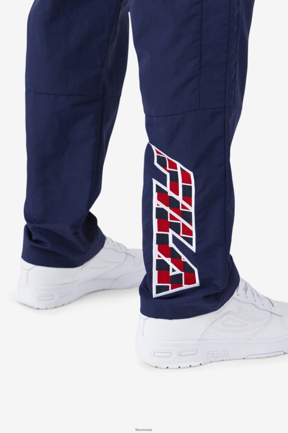 pantaloni de jogging fila bevans park woven bleumarin LTP2R6687 marina FILA