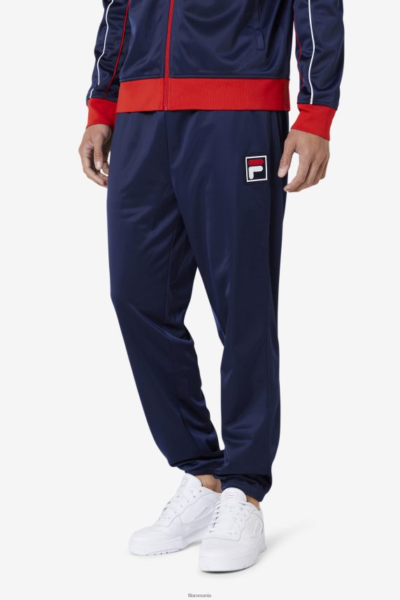 pantaloni de sport fila wayan bleumarin/rosu/alb LTP2R6705 bleumarin/rosu/alb FILA