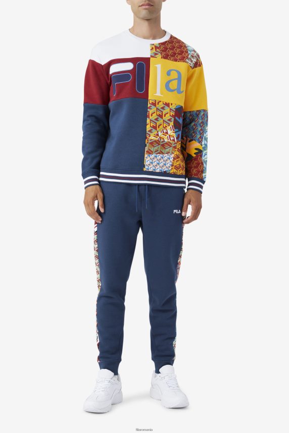 hanorac fila hansi ocean/rhubarb/alb LTP2R6469 ocean/rubarbă/alb FILA