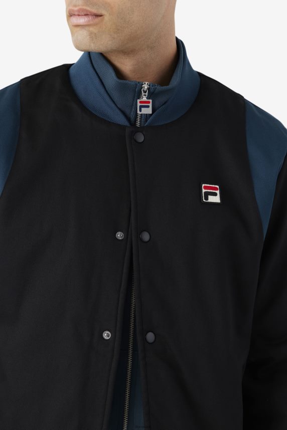 black/teal cree bomber fila LTP2R6774 negru/ceal FILA