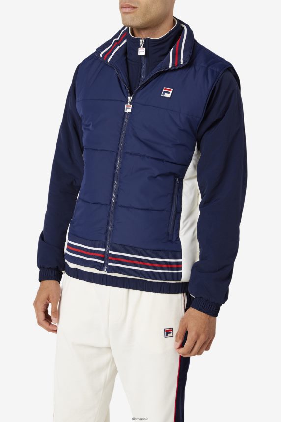 fila peacoat/gardenia matias vest LTP2R6790 paon/gardenia FILA