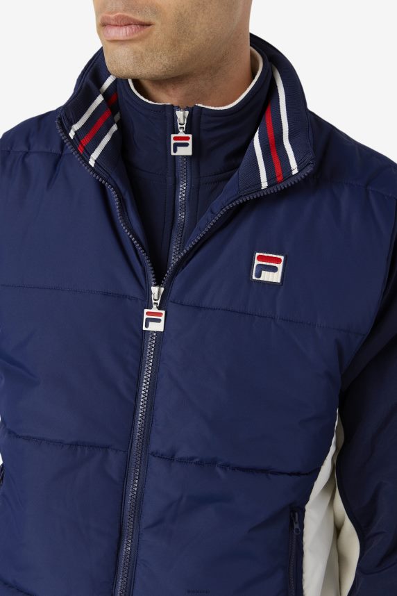fila peacoat/gardenia matias vest LTP2R6790 paon/gardenia FILA