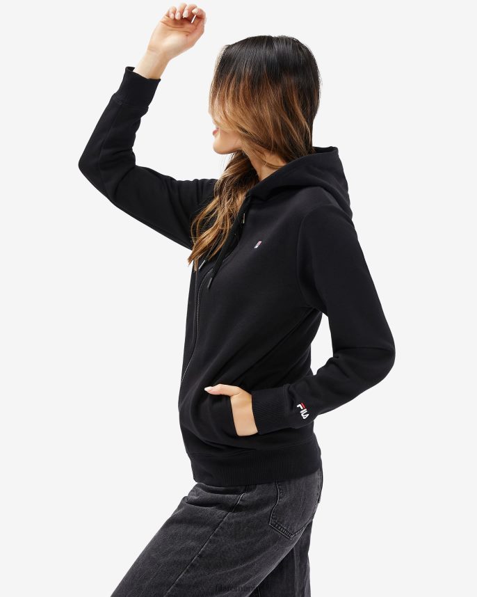 glugă cu fermoar fila negru unisex insignă 2.0 LTP2R62644 negru FILA