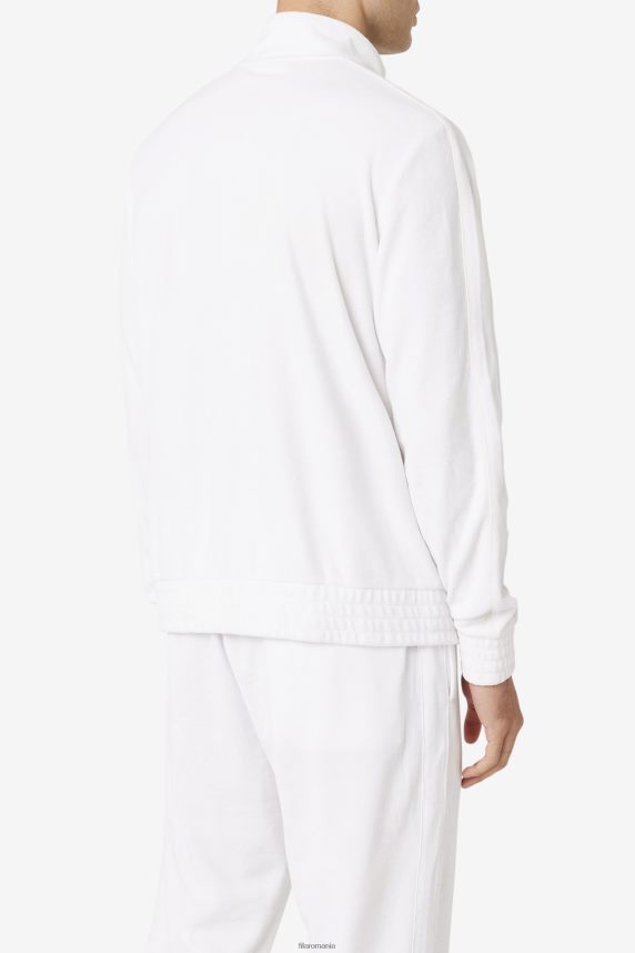 jachetă de velur fila deverall albă LTP2R6813 alb FILA