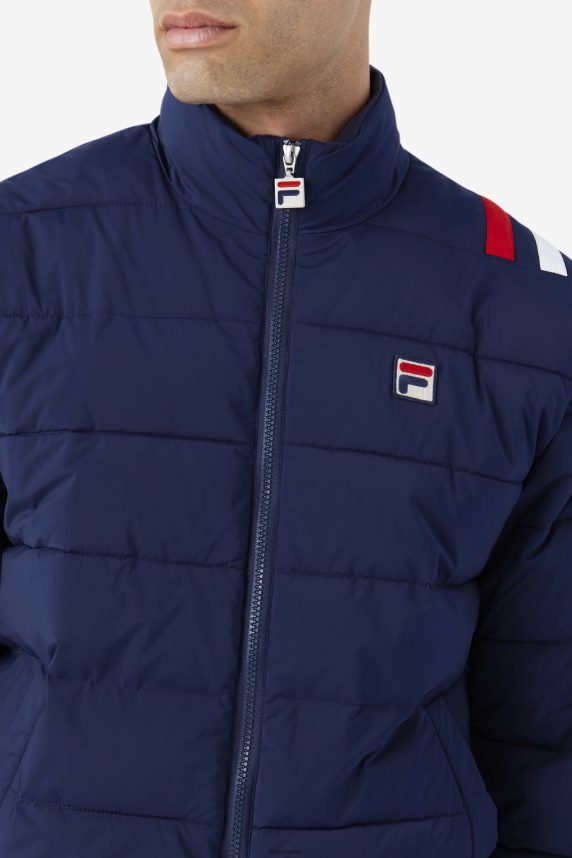 jachetă puffer brody navy fila LTP2R6766 marina FILA