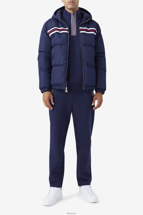 jachetă puffer fila jake bleumarin/roșu LTP2R6765 bleumarin/roșu FILA