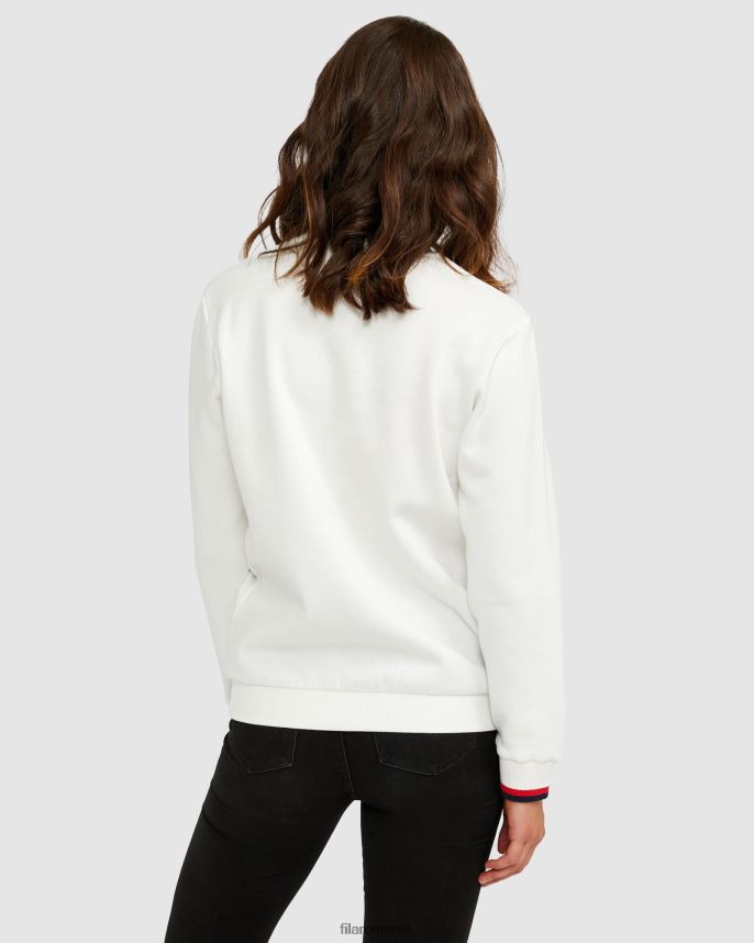 alb assylum insignă unisex crew fila LTP2R62640 azil alb FILA