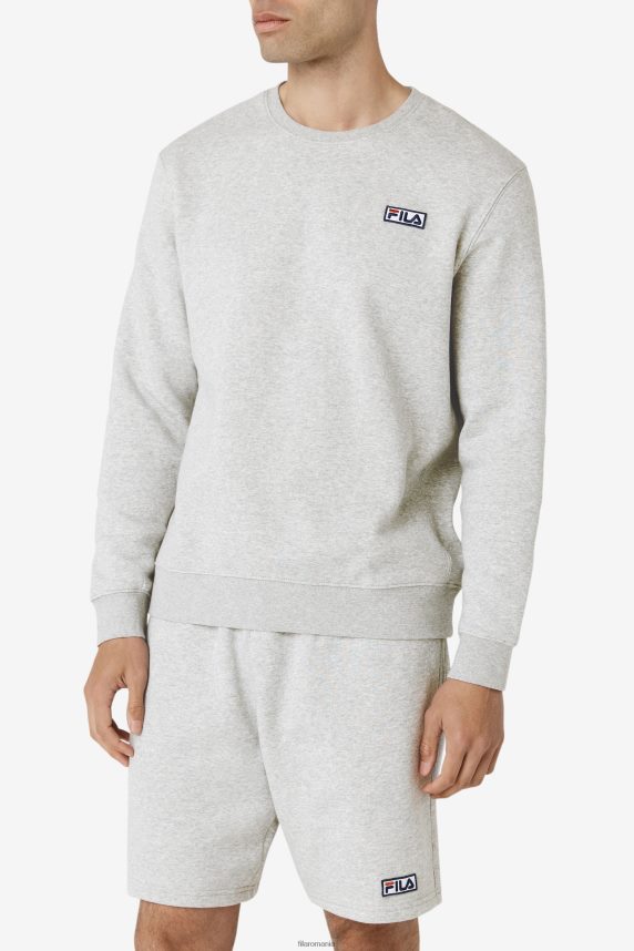 fila garran crew grey heather/white LTP2R6529 gri erich/alb FILA