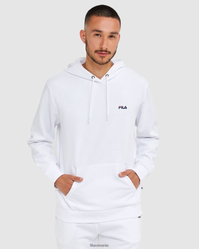 glugă albă fila classic unisex 2 LTP2R62493 alb FILA