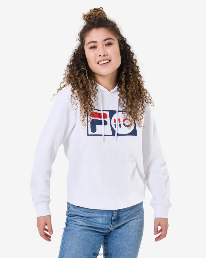 glugă albă fila unisex aniversară LTP2R62619 alb FILA