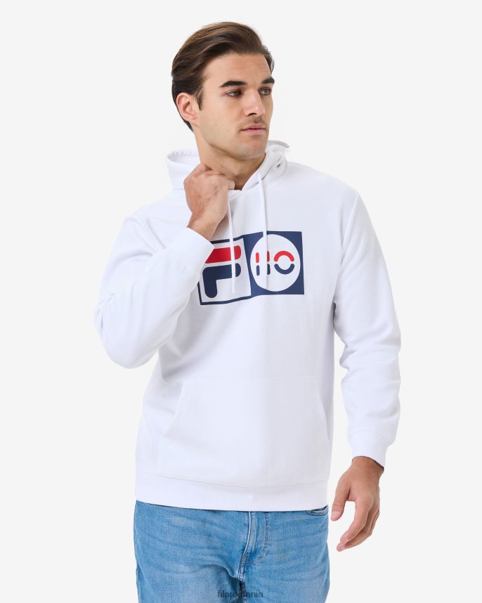 glugă albă fila unisex aniversară LTP2R62619 alb FILA