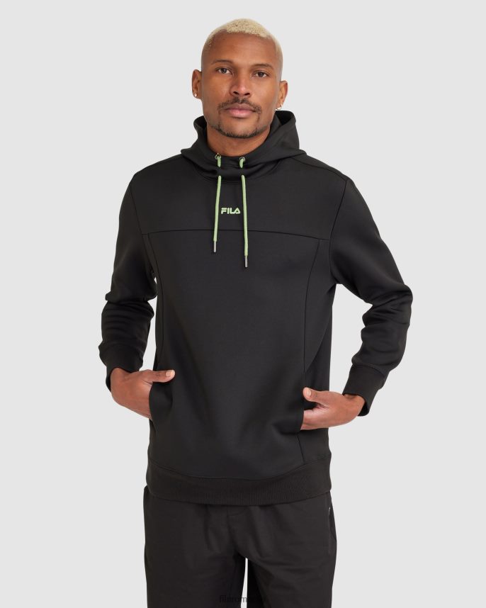 hanorac bărbați caleb active fila negru LTP2R62366 negru FILA