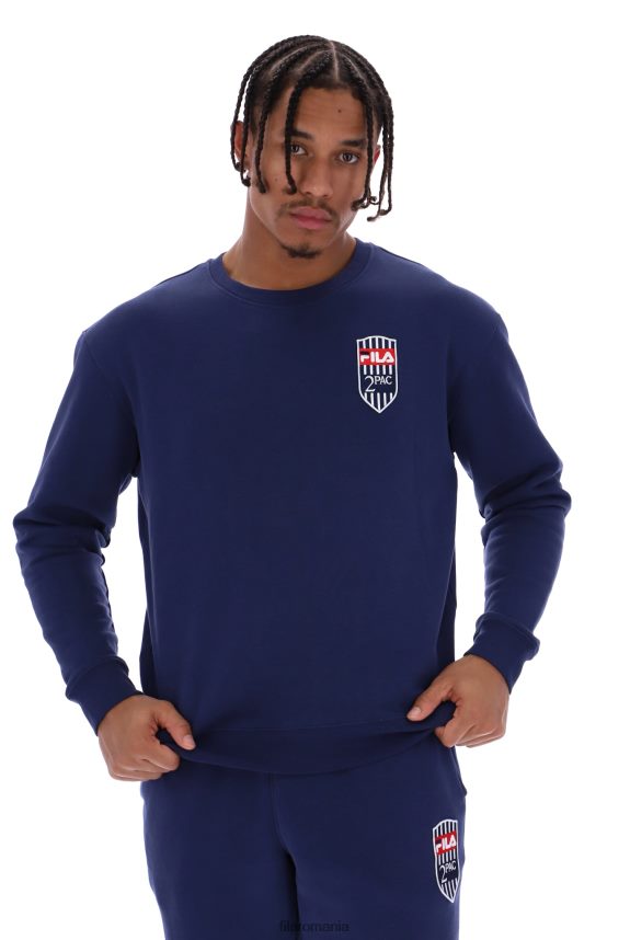 jumper fila tupac fleece patch crew LTP2R63193FILA