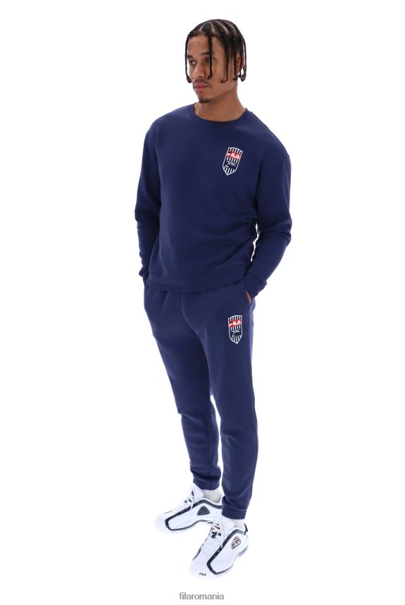 jumper fila tupac fleece patch crew LTP2R63193FILA