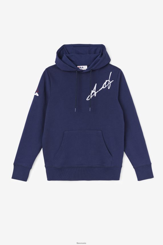 navy grant hill lazarus hoodie fila LTP2R6474 marina FILA