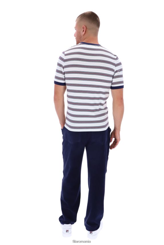 tricou fila santiago ringer cu dungi patrimoniu LTP2R63307FILA