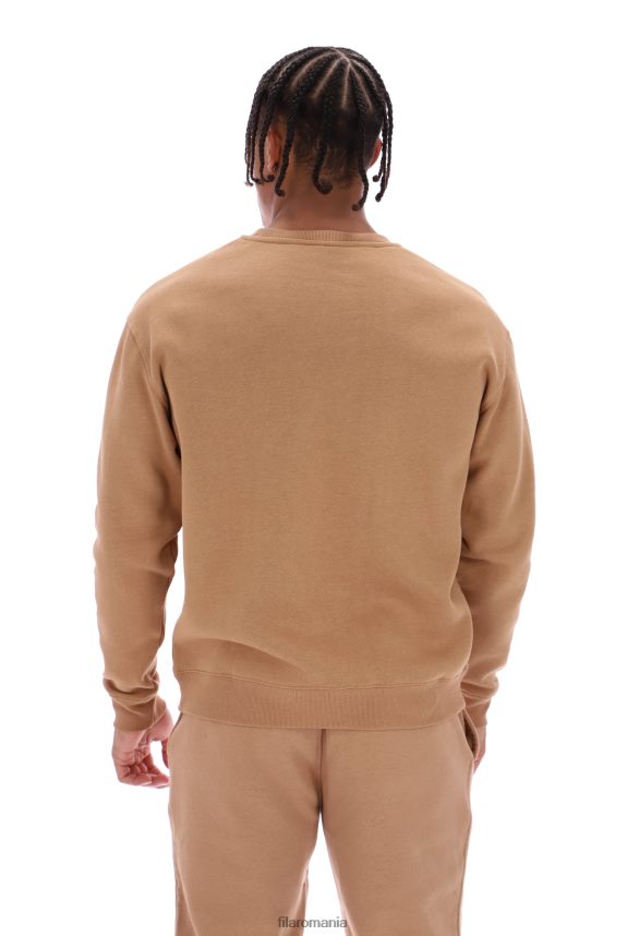 tupac fleece patch crew jumper fila LTP2R63194FILA