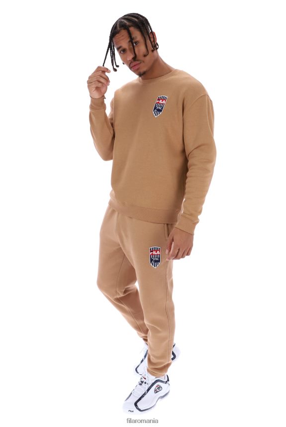 tupac fleece patch crew jumper fila LTP2R63194FILA