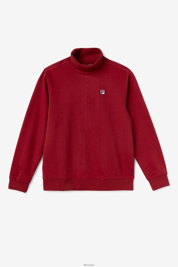 rhubarb noah fleece turtleneck fila LTP2R6234 rubarbă FILA