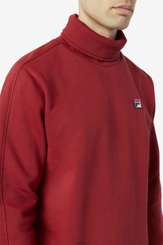 rhubarb noah fleece turtleneck fila LTP2R6234 rubarbă FILA
