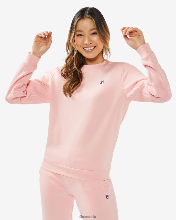 pal rose badge unisex 2.0 crew fila LTP2R62514 trandafir palid FILA