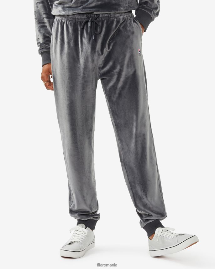 pantaloni unisex fila black oyster aspen LTP2R62506 stridie neagră FILA