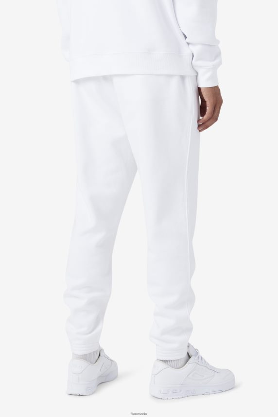 Jogger alb fila 2pac patch LTP2R6897 alb FILA