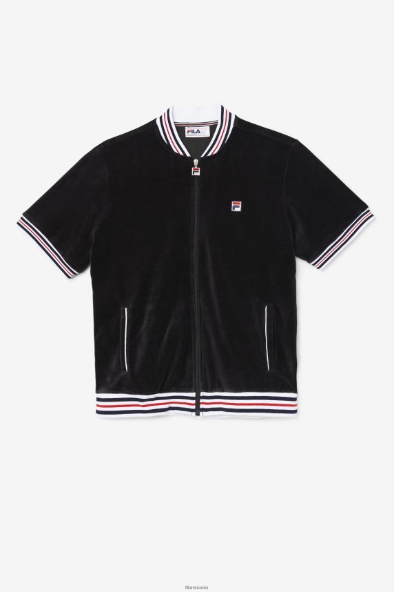 geaca estudio velur negru/alb fila LTP2R6953 alb negru FILA