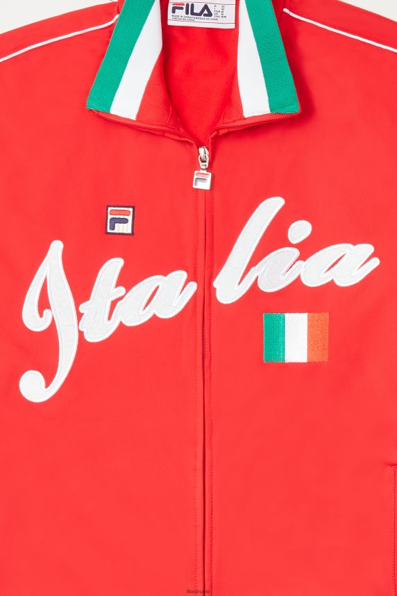 jachetă de sport fila italia roșu/alb LTP2R6933 rosu alb FILA