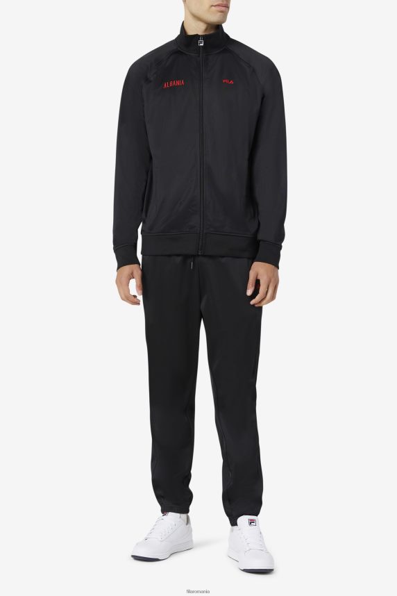 jacheta fila albania neagra/rosu LTP2R6925 negru/rosu FILA