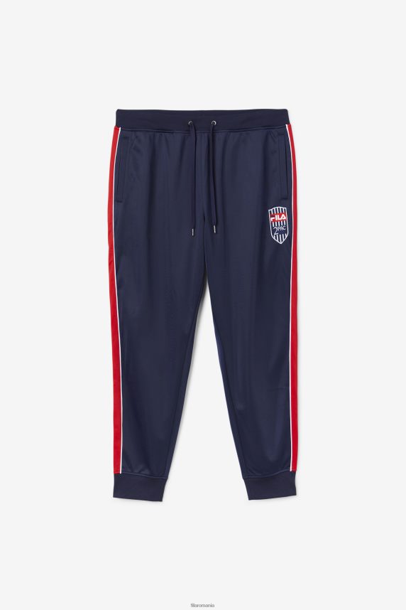 pantaloni de sport fila 2pac bleumarin/rosu/alb LTP2R6895 bleumarin/rosu/alb FILA