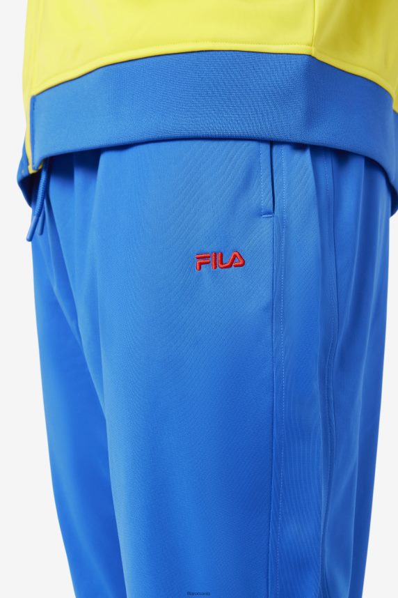 pantaloni de sport fila colombia albastru lapis/rosu foc LTP2R6921 albastru lapis/rosu aprins FILA