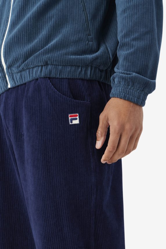 pryor velur pantalon navy fila LTP2R6941 marina FILA