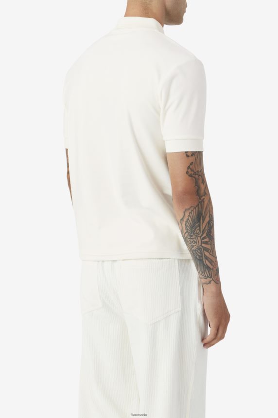 devon velour polo fila egret LTP2R6410 egretă FILA